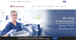 Desktop Screenshot of handhaccountants.com